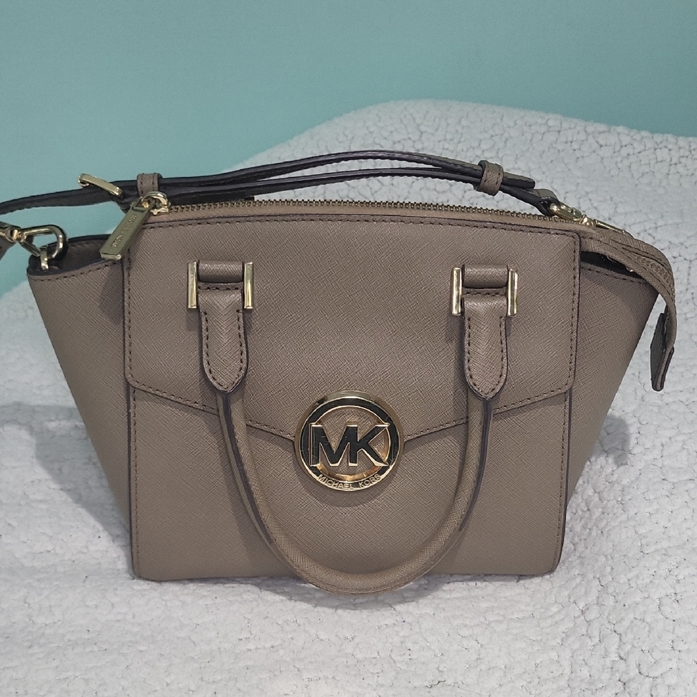 Michael Kors Tan Satchel Bag